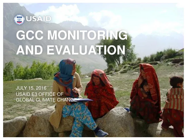 Global Climate Change Monitoring and Evaluation