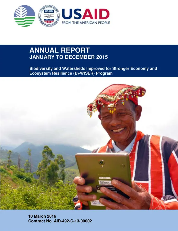 Annual Report, January - December 2015
