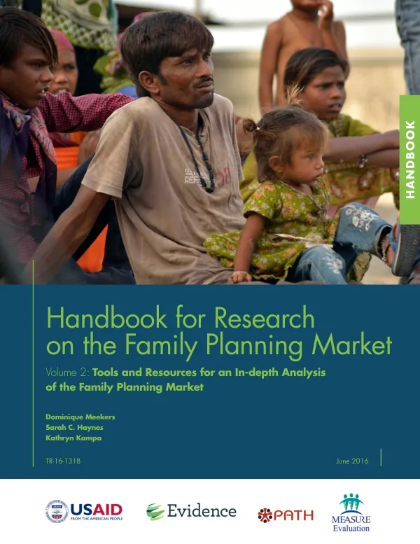 Handbook for Research on the Family Planning Market Volume 2: Tool and Resources for an In-depth Analysis of the Family Planning Market