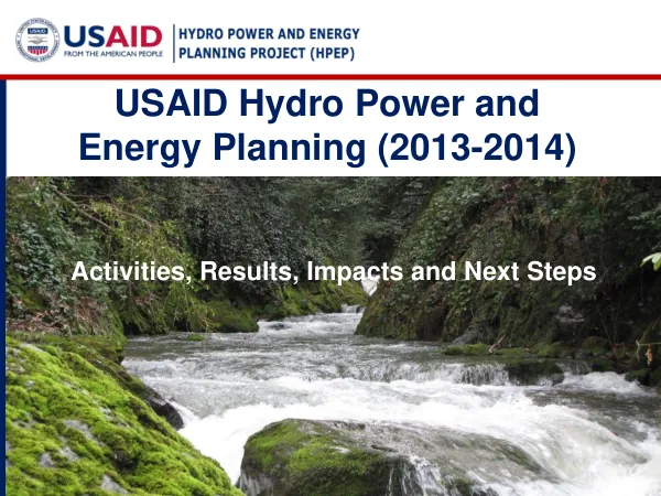 USAID HPEP Summary Presenation