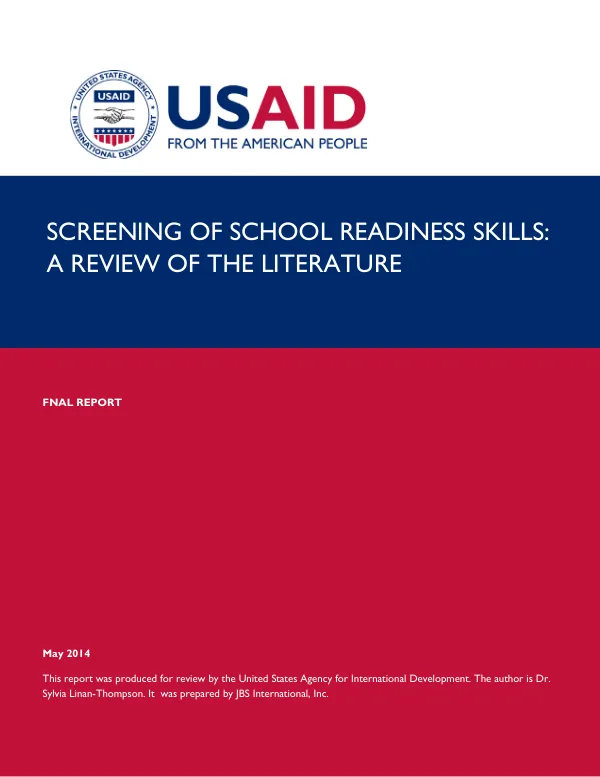 Screening of School Readiness Skills: A Review of the Literature