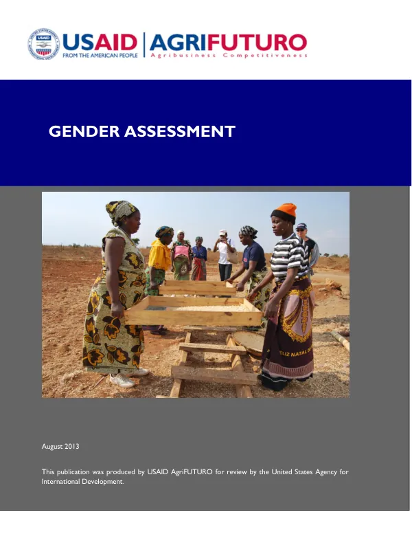 Final _AgriFUTURO Gender assessment