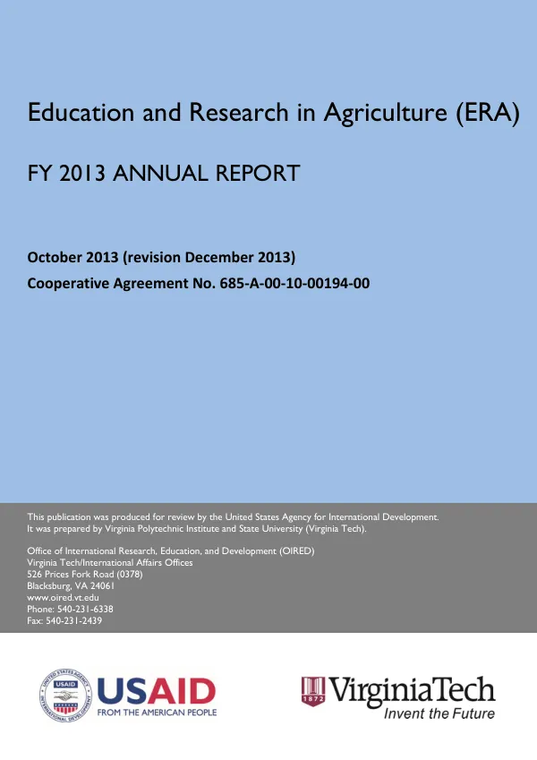 FY2013 Annual Report