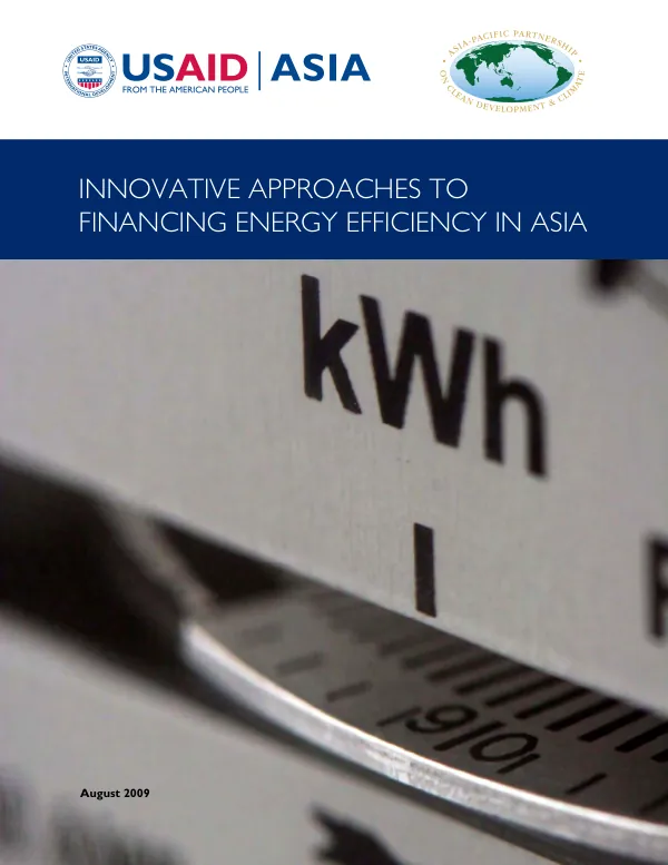 Innovative approaches to financing energy efficiency in Asia
