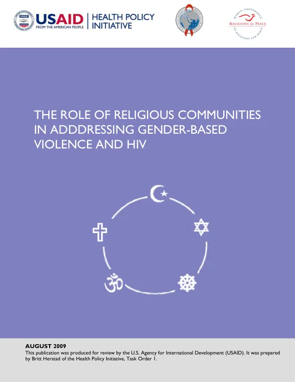 The role of religious communities in addressing gender-based violence and HIV