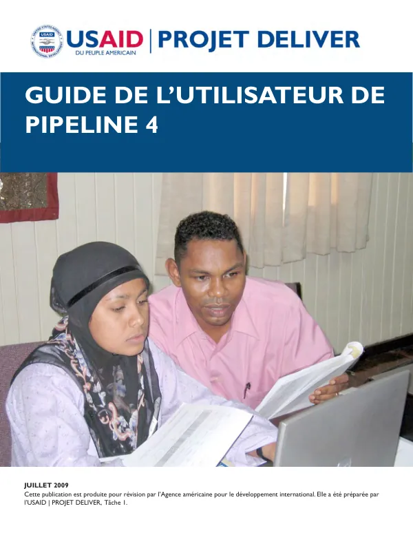 Guide de l"utilisateur de pipeline 4