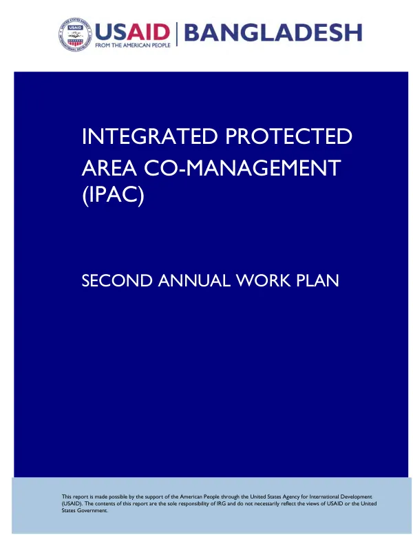 Integrated protected area co-management (IPAC) : second annual work plan, June 1, 2009-May 31, 2010