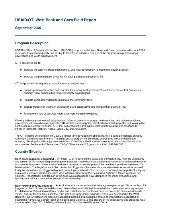 Mozambique agribusiness competitiveness : first annual work plan, May 1, 2009 through April 30, 2010