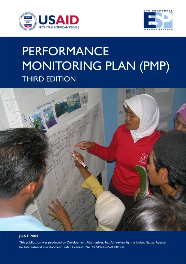 Performance monitoring plan (PMP) : third edition