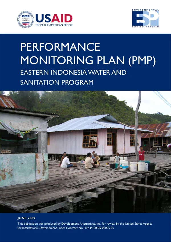 Performance monitoring plan (PMP) : eastern Indonesia water and sanitation program