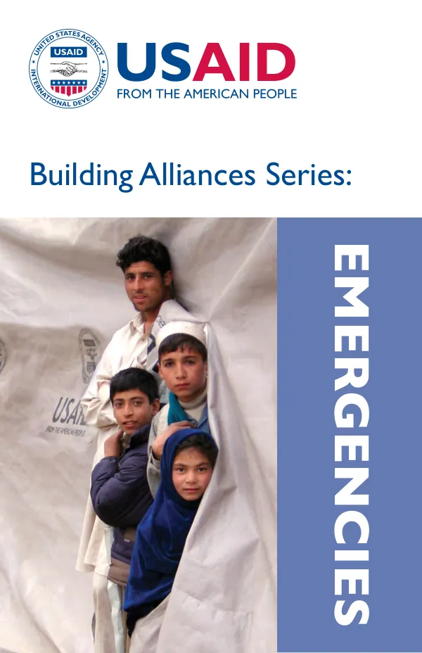 Building alliances series : emergencies