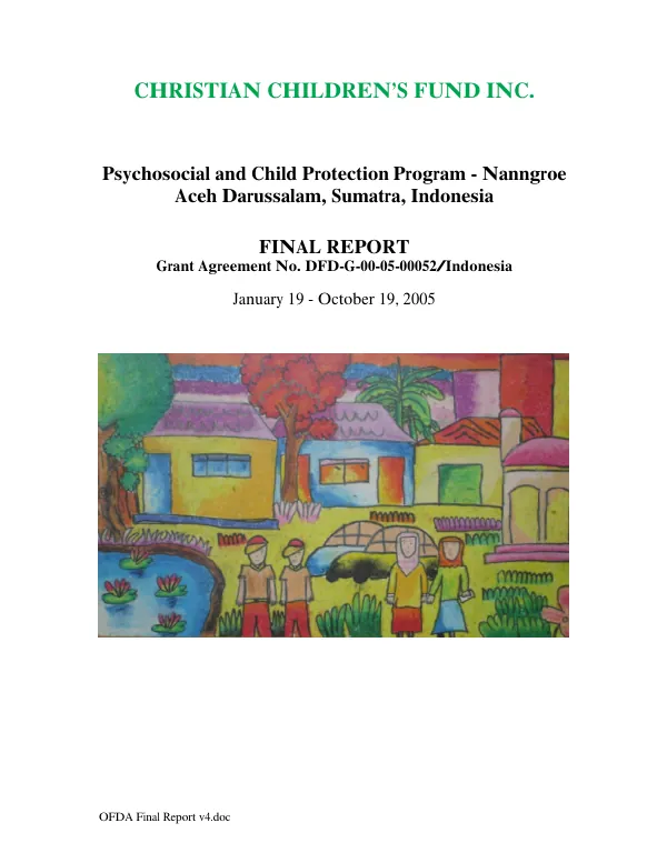Human resources-geographical information systems data development and systems implementation for the Christian Social Services Commission of Tanzania : final report