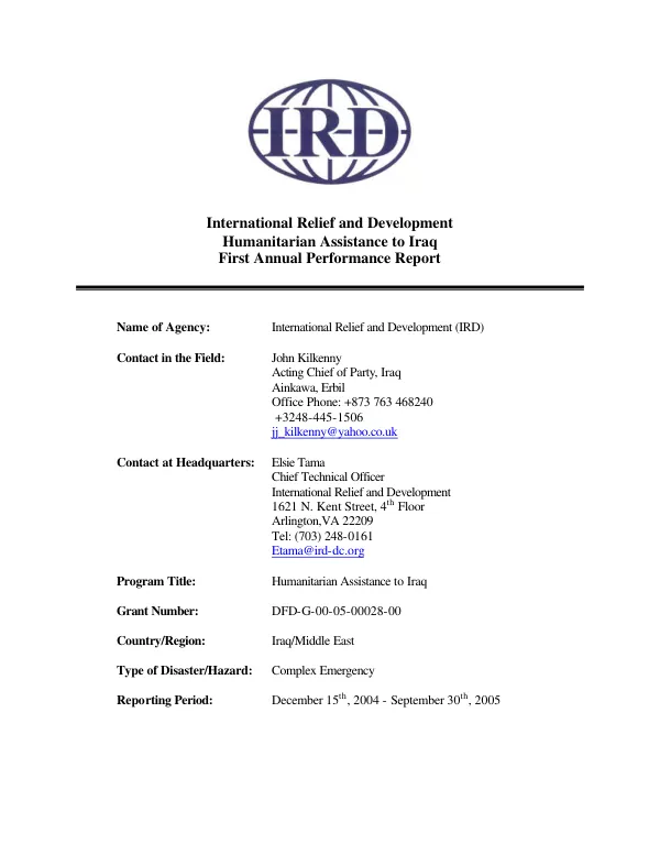 Property rights and artisanal diamond development pilot program: Guinea -- closeout report (January - April 2009)