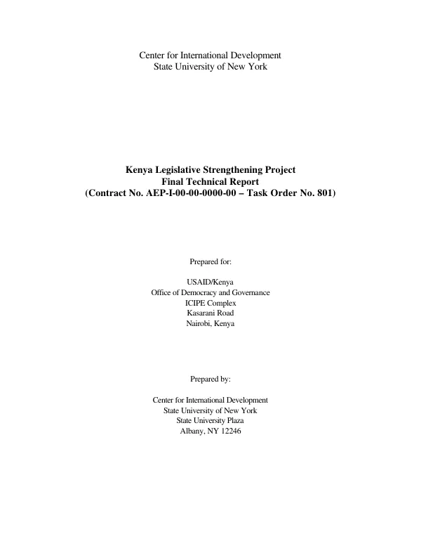Albania final report : the Europe and Eurasia regional family planning activity