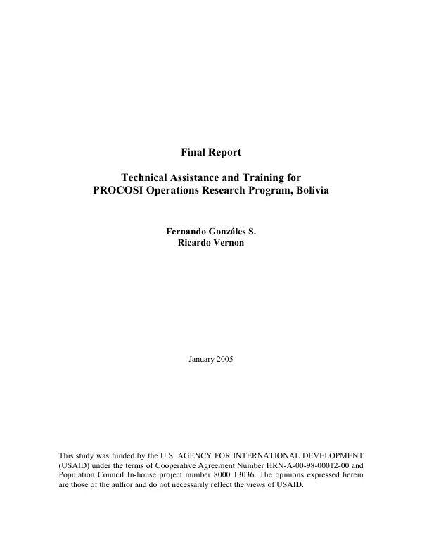 Final report : development investment program -- governance and local democracy [GOLD] project