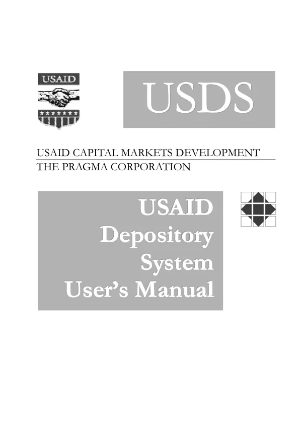 USAID depository system [USDS] user"s manual