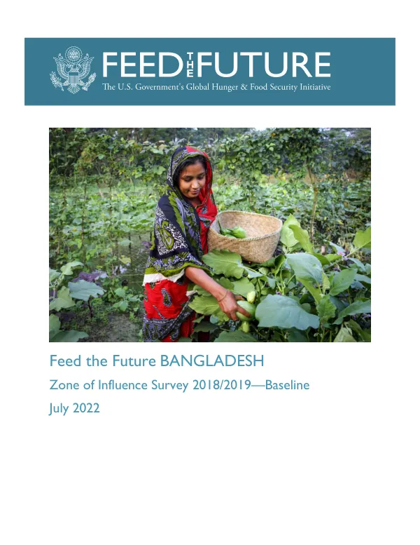 Feed the Future Bangladesh Zone of Influence Survey 2018/2019 Baseline