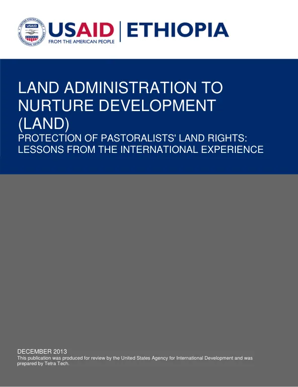 USAID long-term agricultural training assessment : Southern Africa