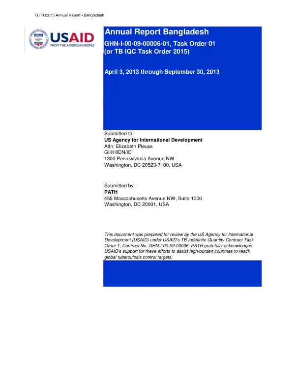 Bureau for Africa action plan recommendations