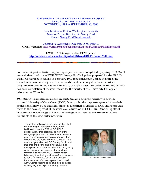 Final report for the implementing AIDS prevention and care (IMPACT) project in El Salvador, June 1998 to August 2005