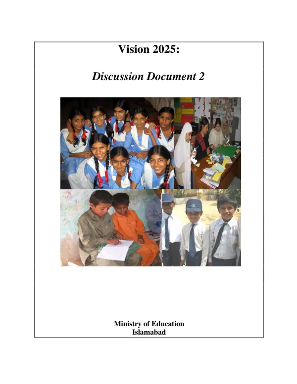Vision 2025 : discussion document 2