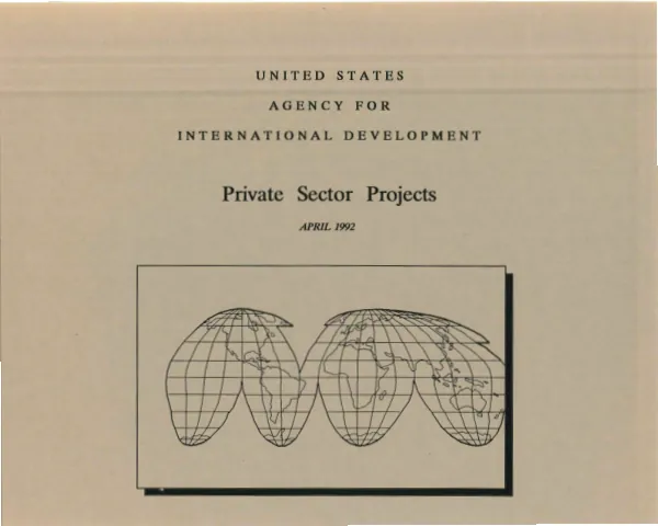 United States Agency for International Development : private sector projects