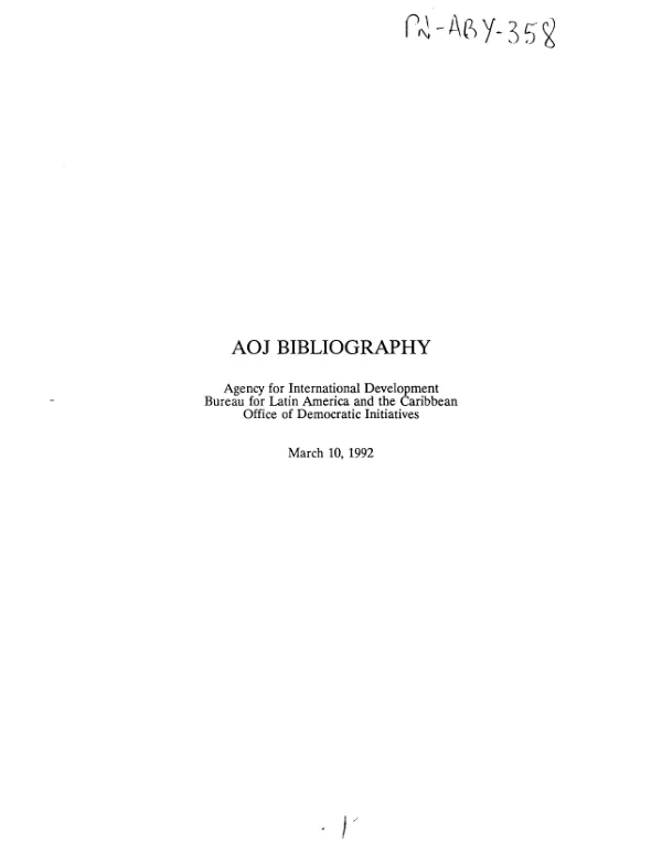 AOJ bibliography