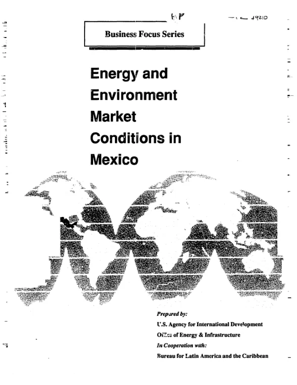 Energy and environment market conditions in Mexico