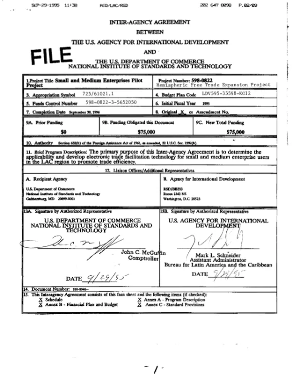 Audit of the Panama assistance program funded by Public Law 101-302 as of November 30, 1991