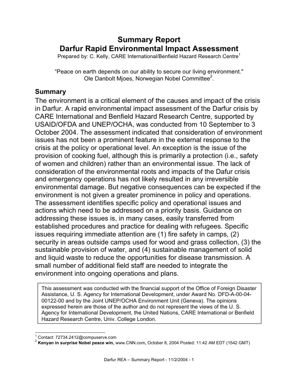Final evaluation : USAID grant no. 623-0433-G-SS-7021-00 to African Wildlife Foundation