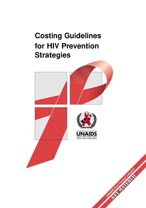 Costing guidelines for HIV prevention strategies