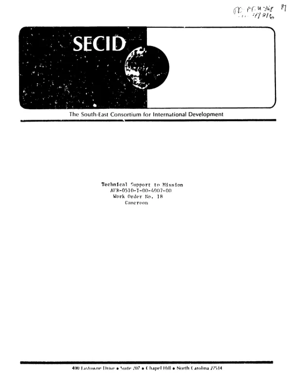 Mid-term evaluation of the north Cameroon seed multiplication project, phase II no. 631-0023