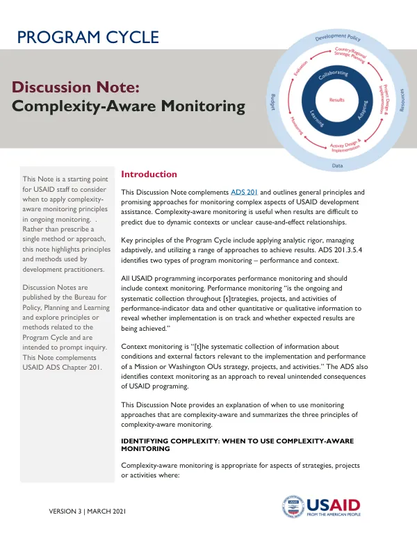 Complexity Aware monitoring