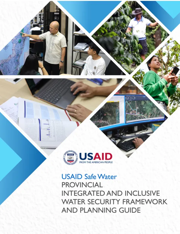 Provincial Integrated and Inclusive Water Security Framework and Planning Guide