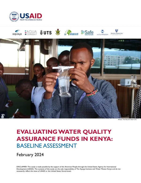 Evaluating Water Quality Assurance Funds in Kenya