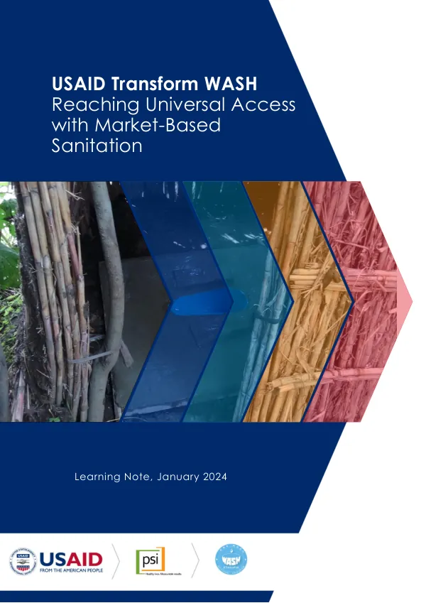 Reaching Universal Access with Market-Based Sanitation
