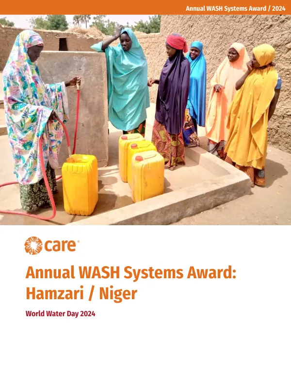 Annual WASH Systems Award: Hamzari/Niger