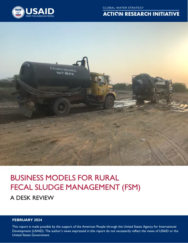 Business Models for Rural Fecal Sludge Management (FSM)