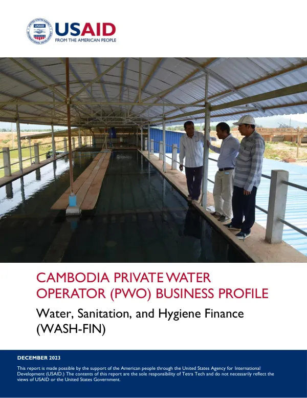 Cambodia Private Water Operator Business Profile