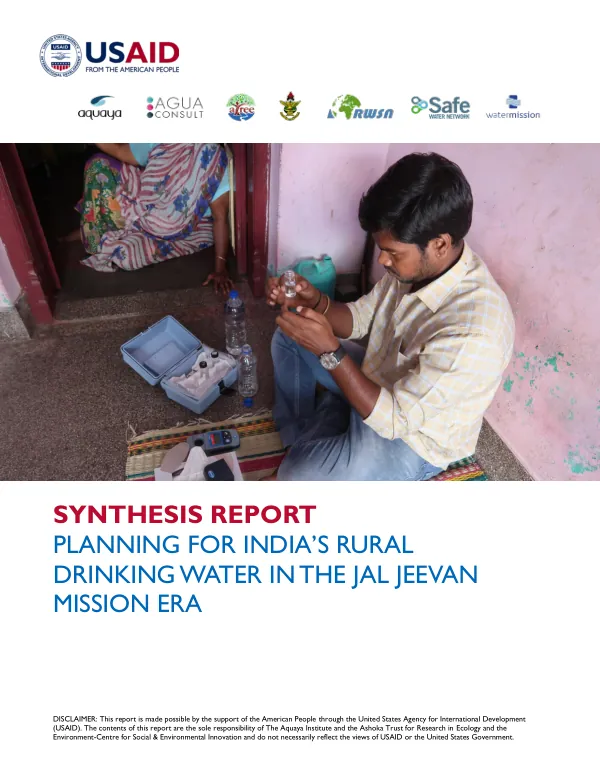 Planning for India's Rural Drinking Water in the Jal Jeevan Mission Era