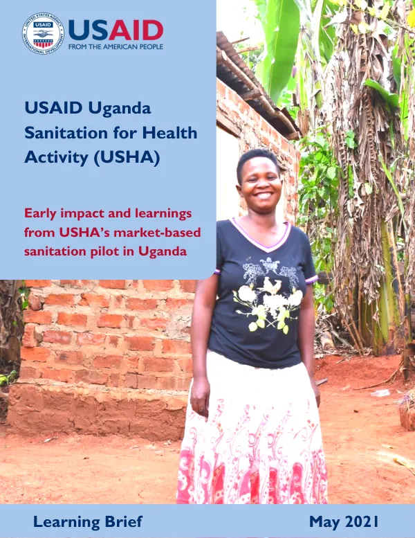 Early impact and learnings from USHA’s market-based sanitation pilot in Uganda