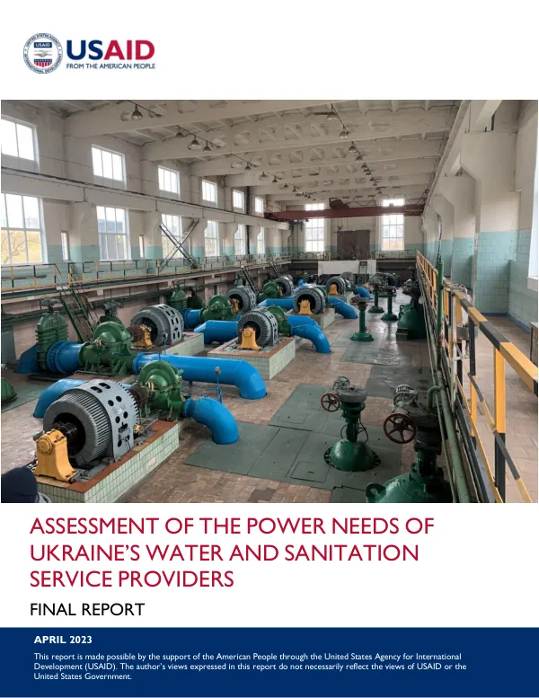 WASHPaLS #2 Ukraine Vodokanal Power Needs Assessment Report