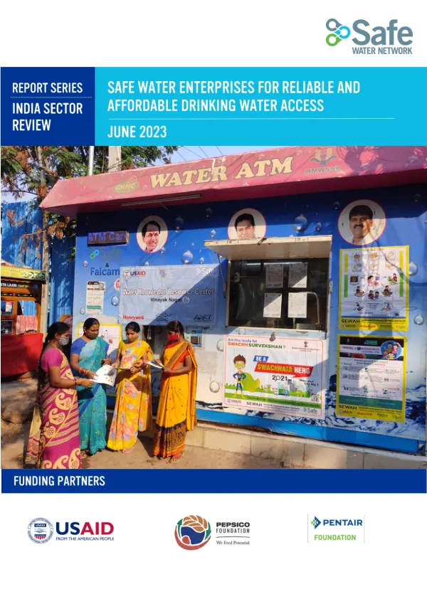 India Sector Review: Safe Water Enterprises for Reliable and Affordable Drinking Water Access