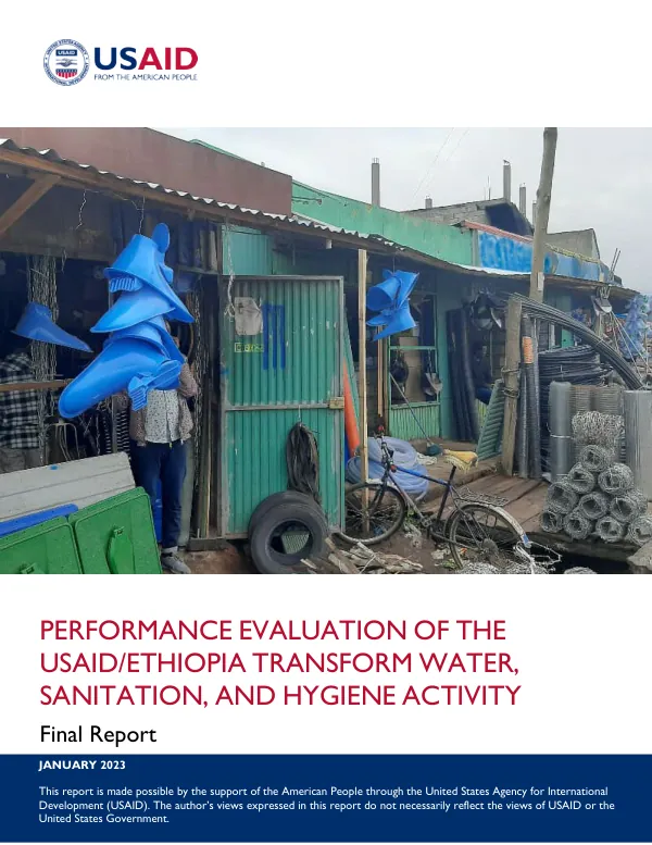 Ethiopia Transform WASH Performance Evaluation