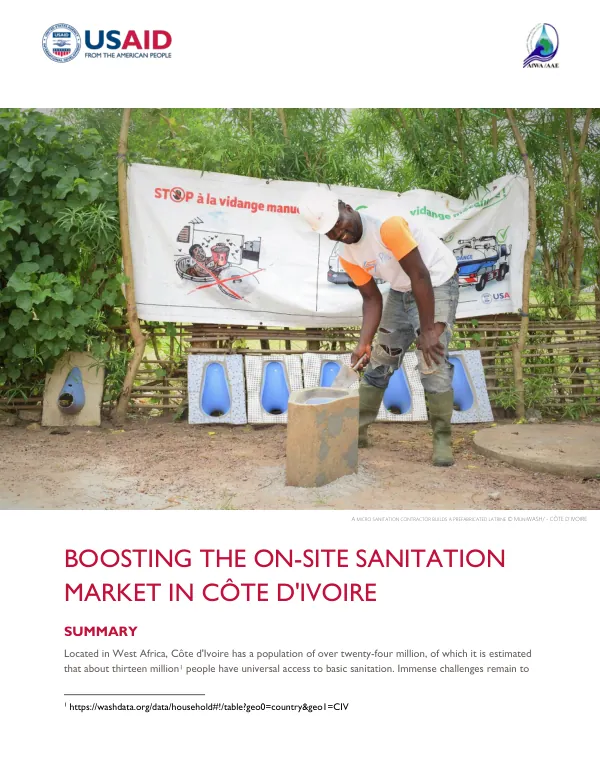 Boosting On-site Sanitation Market in Côte D’Ivoire
