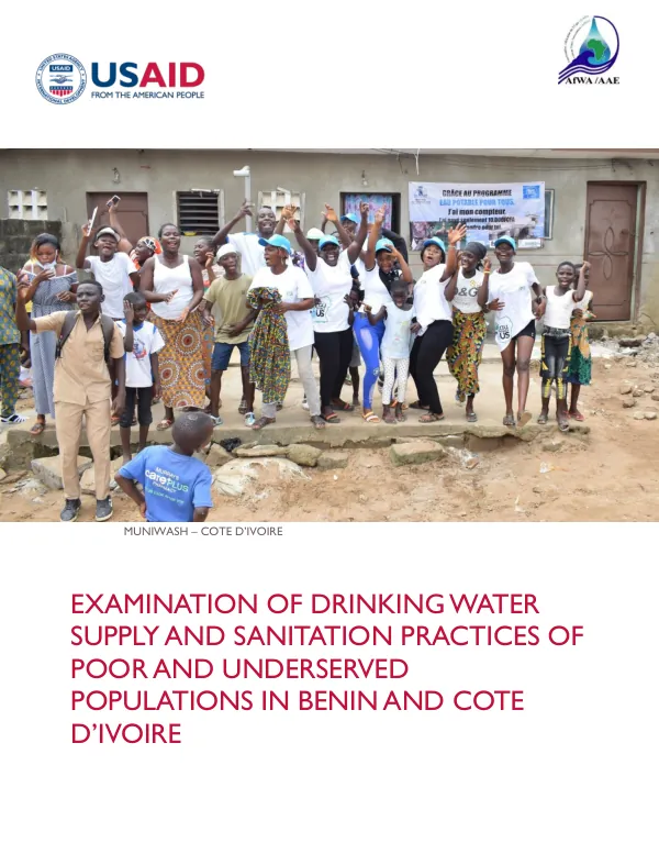 Drinking Water Supply and Sanitation Practices of Poor and Underserved Populations in Benin and Côte D’Ivoire
