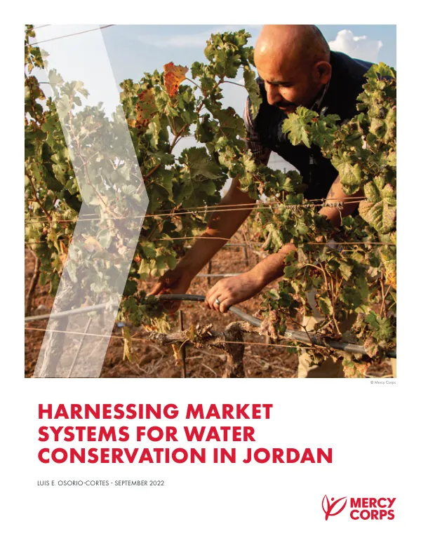 Harnessing Market Systems for Water Conservation in Jordan