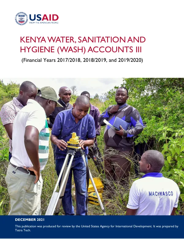 Tracking WASH Financing in Kenya - Round III