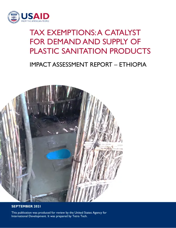 Tax Exemptions: A Catalyst For Demand And Supply Of Plastic Sanitation Products