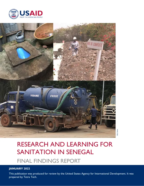 WASHPaLS Research and Learning for Sanitation in Senegal – Final Findings Report and Supplementary Resources